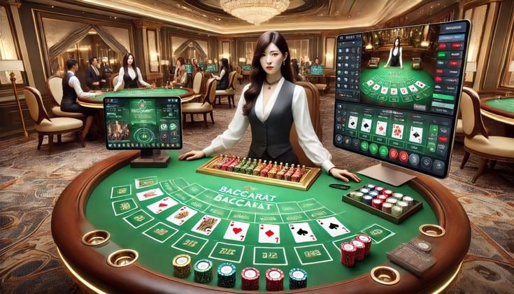 Gameplay Sic Bo Dadu dengan opsi taruhan Antarmuka permainan Sic Bo Dadu dengan panel taruhan
